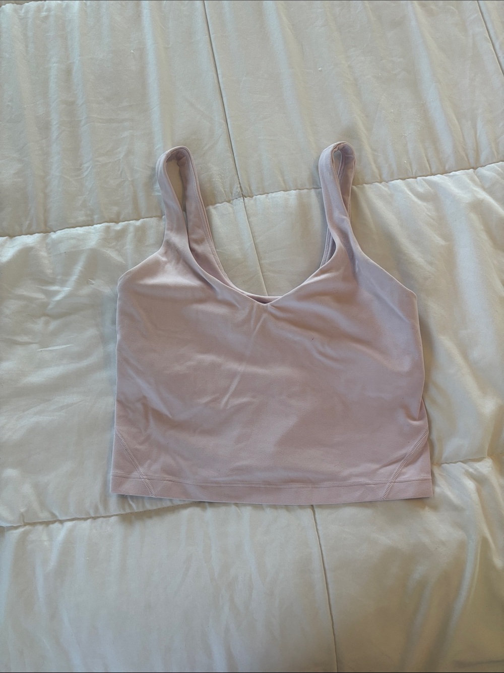 lululemon Align Soft Scoop Tank in Light Mauve Pink